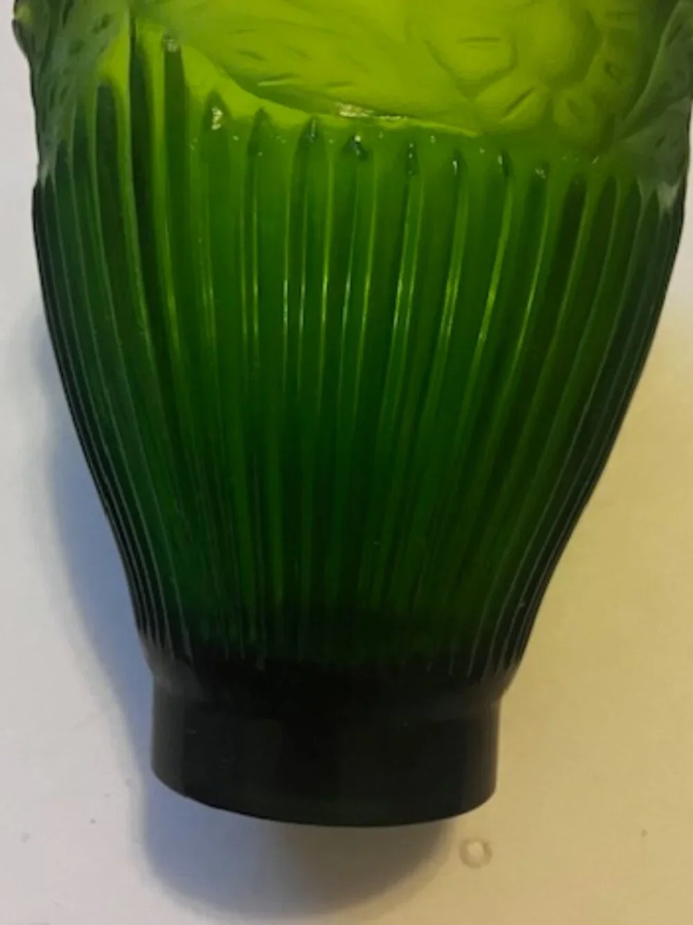 Vintage Green Glass Candy Dish or Vase